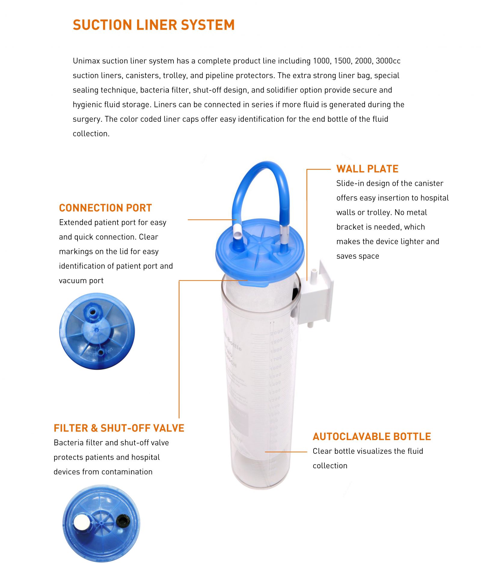 disposable suction bag